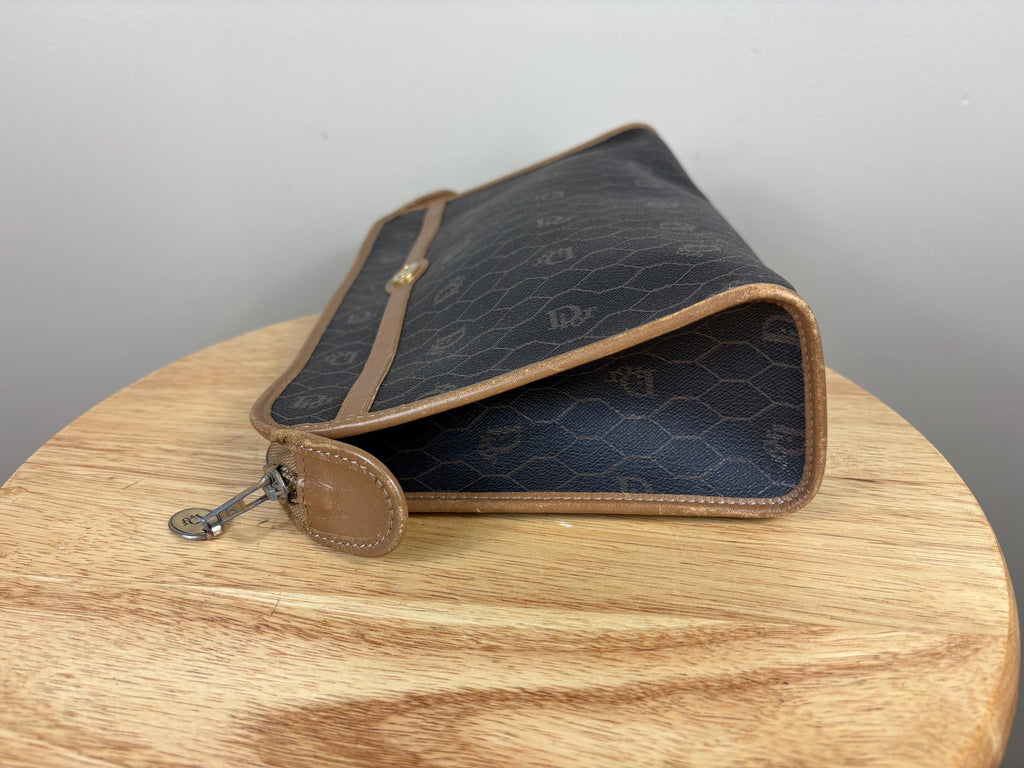Authentic Christian Dior Canvas Travel Cosmetic Pouch