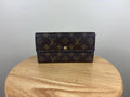 Authentic Louis Vuitton Monogram Portefeiulle Sarah Long Bifold Wallet