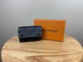 Authentic Louis Vuitton Taigalama Discovery Compact Wallet Eclipse Black w/ Box