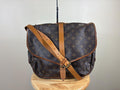 Authentic Louis Vuitton Vintage Monogram Saumur 35 Messenger Shoulder Bag