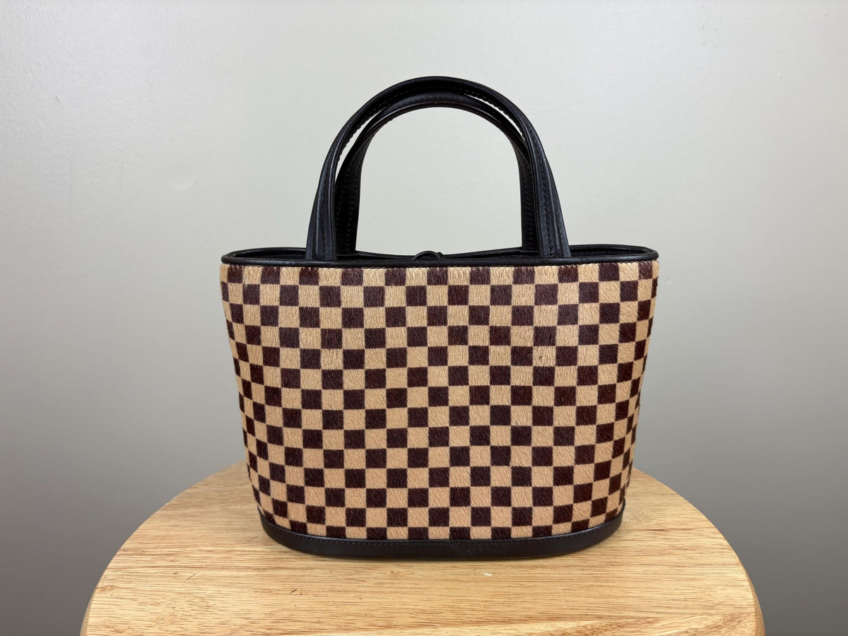 Authentic Louis Vuitton Impala Sauvage Pony Hair Mini Tote Purse