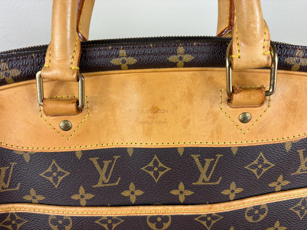 Authentic Louis Vuitton Alize 24 Heures Luggage Monogram Bag