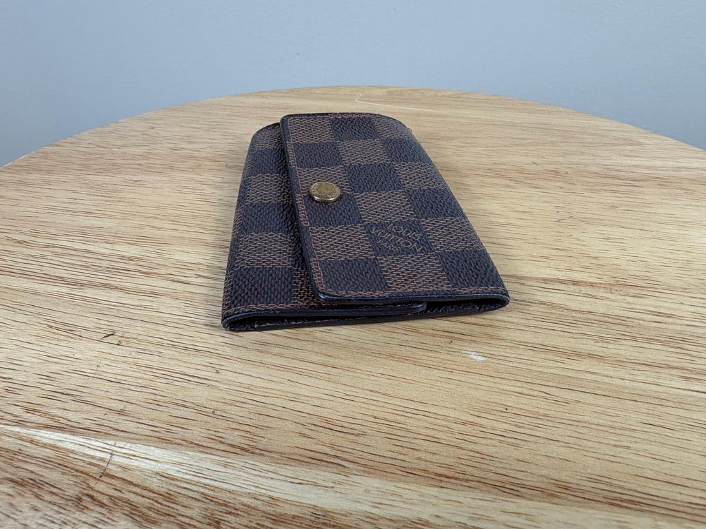Authentic Louis Vuitton Damier Ebene 6 Key Case