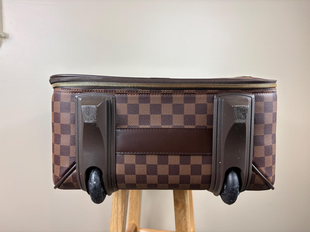 Authentic Louis Vuitton Pegas 55 Damier Ebene Carry On Luggage