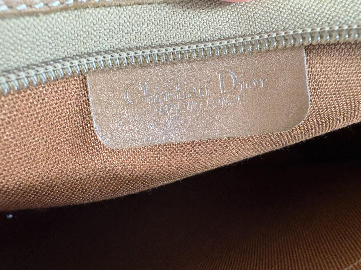Authentic Christian Dior Canvas Travel Cosmetic Pouch