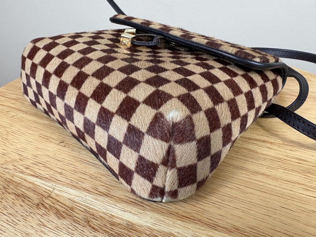 Authentic Louis Vuitton Gazelle Sauvage Pony Hair Crossboody Purse