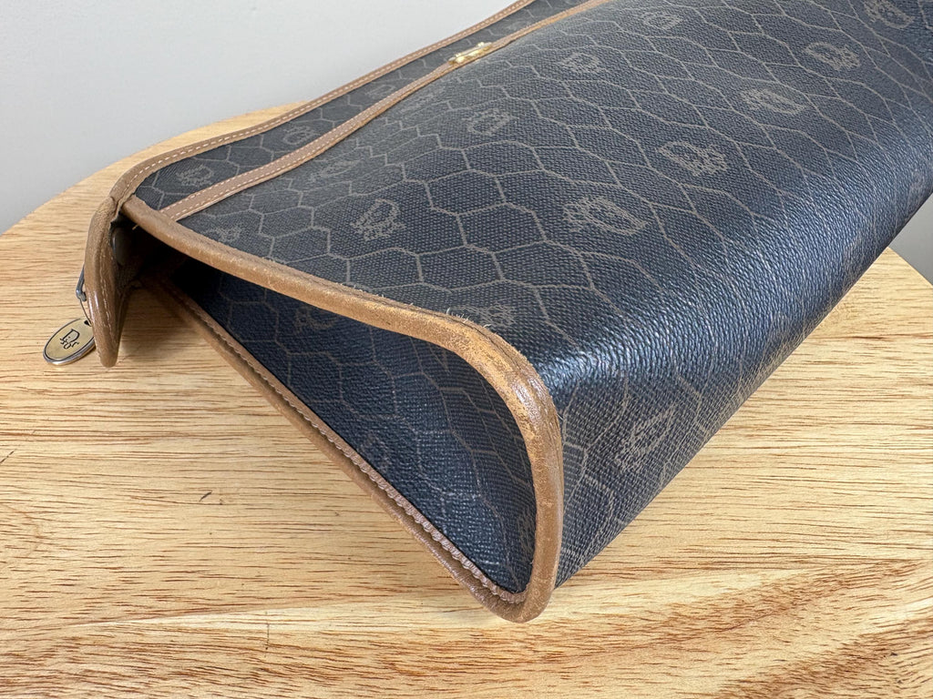 Authentic Christian Dior Canvas Travel Cosmetic Pouch
