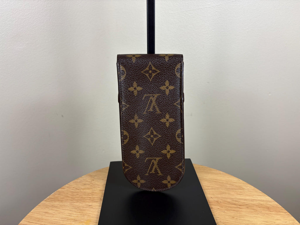 Authentic Louis Vuitton Glasses Holder Monogram Canvas